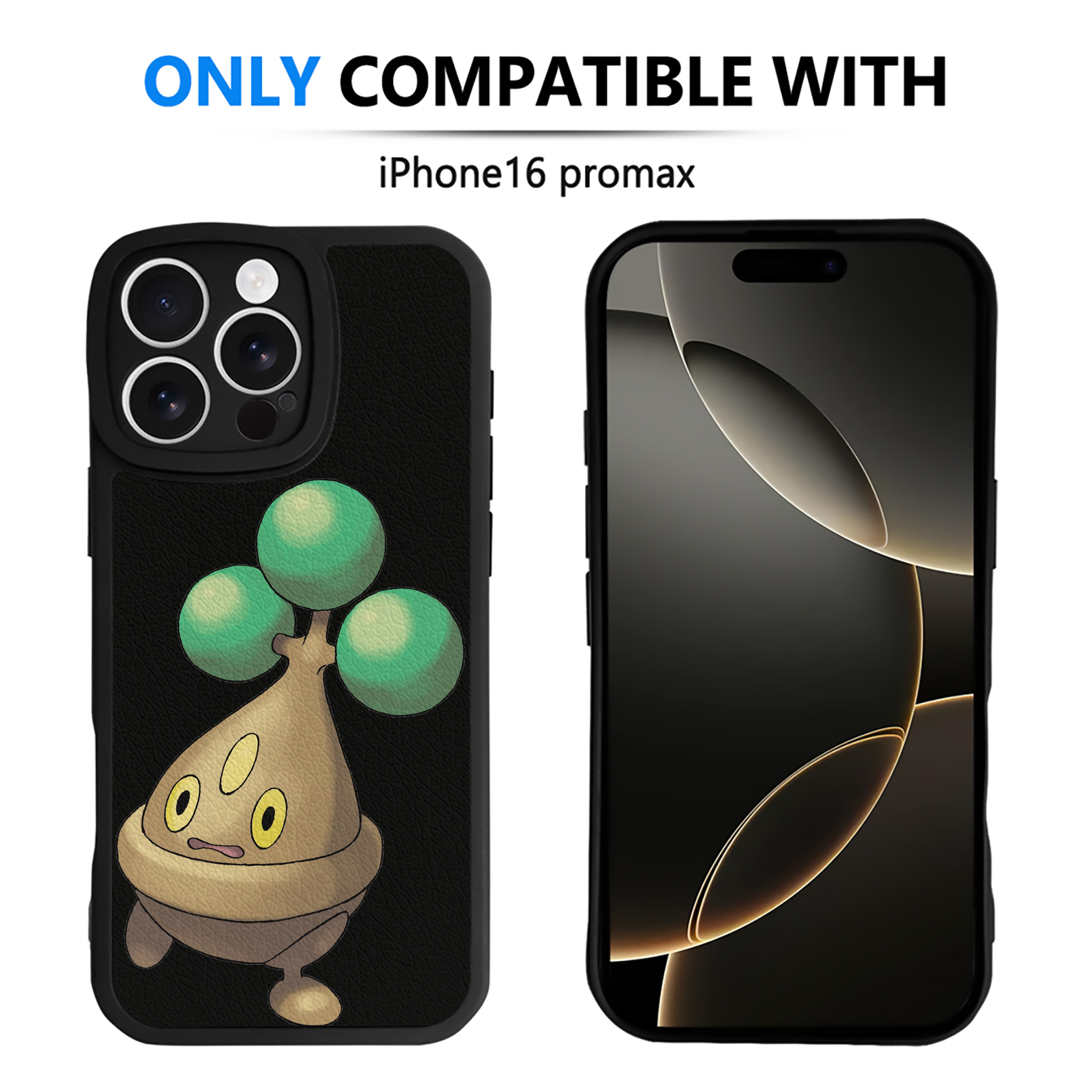 （画像用） ポケットモンスター Pokémon 【iPhone 16シリーズ対応】シリコンスマホケース（レザー調） 材質：シリコン